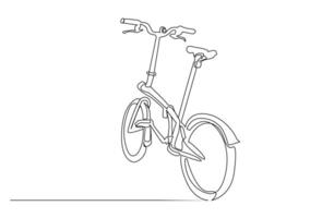 ancien bicyclette véhicule personne ligne art vecteur