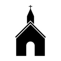 église bâtiment icône pour graphique conception, logo, site Internet, social médias, mobile application, ui illustration. vecteur