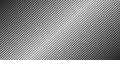 demi-teinte diagonale rayures lignes dans noir et blanche. rayures pente modèle forme pour Contexte conception. vecteur