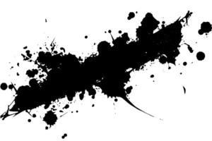 abstrait encre éclabousser pour Créatif conceptions. tache noir éclaboussure. vecteur