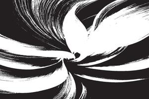monochrome abstrait noir grunge texture sur blanc arrière-plan, image pour Contexte texture vecteur