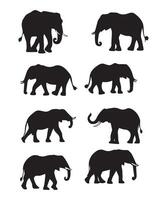 l'éléphant Icônes collection vecteur