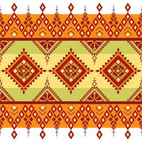 pixel en tissu modèle ethnique Oriental traditionnel conception pour Vêtements en tissu textile sans couture modèle en tissu impression vecteur