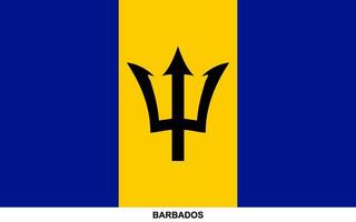 drapeau de Barbade , Barbade nationale drapeau vecteur