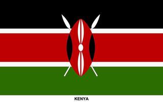 drapeau de Kenya, Kenya nationale drapeau vecteur