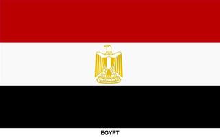 drapeau de Egypte, Egypte nationale drapeau vecteur