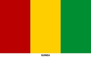 drapeau de Guinée, Guinée nationale drapeau vecteur