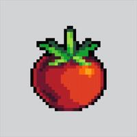 pixel art illustration tomate. pixélisé tomate. tomate des légumes pixélisé pour le pixel art Jeu et icône pour site Internet et jeu. vieux école rétro. vecteur