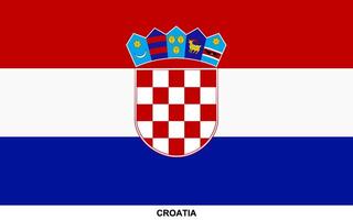 drapeau de Croatie, Croatie nationale drapeau vecteur