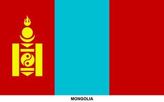 drapeau de Mongolie, Mongolie nationale drapeau vecteur