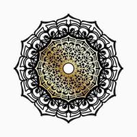 vecteur rond cercle abstrait. style mandala de luxe.