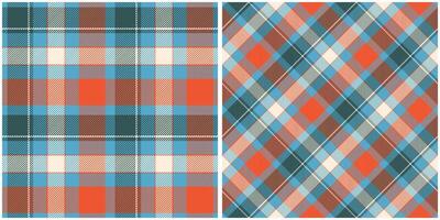 tartan sans couture modèle. Écossais tartan modèle sans couture tartan illustration ensemble pour foulard, couverture, autre moderne printemps été l'automne hiver vacances en tissu imprimer. vecteur