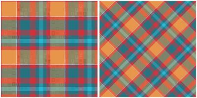 tartan sans couture modèle. classique plaid tartan sans couture tartan illustration ensemble pour foulard, couverture, autre moderne printemps été l'automne hiver vacances en tissu imprimer. vecteur