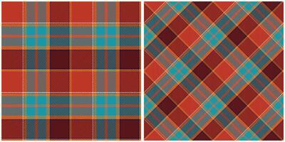 tartan sans couture modèle. traditionnel Écossais à carreaux Contexte. pour foulard, robe, jupe, autre moderne printemps l'automne hiver mode textile conception. vecteur