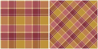 Écossais tartan modèle. Écossais plaid, sans couture tartan illustration ensemble pour foulard, couverture, autre moderne printemps été l'automne hiver vacances en tissu imprimer. vecteur