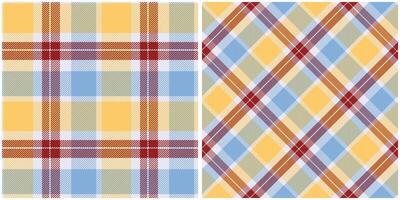 Écossais tartan sans couture modèle. plaid modèle sans couture pour foulard, robe, jupe, autre moderne printemps l'automne hiver mode textile conception. vecteur