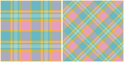 Écossais tartan sans couture modèle. damier modèle pour foulard, robe, jupe, autre moderne printemps l'automne hiver mode textile conception. vecteur