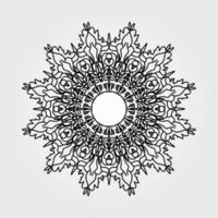 vecteur rond cercle abstrait. style mandala.