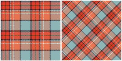 tartan plaid sans couture modèle. Écossais plaid, sans couture tartan illustration ensemble pour foulard, couverture, autre moderne printemps été l'automne hiver vacances en tissu imprimer. vecteur