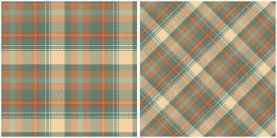 Écossais tartan plaid sans couture modèle, tartan plaid modèle transparent. traditionnel Écossais tissé tissu. bûcheron chemise flanelle textile. modèle tuile échantillon inclus. vecteur