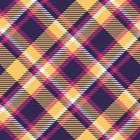 Écossais tartan sans couture modèle. tartan plaid sans couture modèle. traditionnel Écossais tissé tissu. bûcheron chemise flanelle textile. modèle tuile échantillon inclus. vecteur