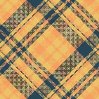 Écossais tartan plaid sans couture modèle, damier modèle. modèle pour conception ornement. sans couture en tissu texture. illustration vecteur