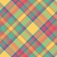 Écossais tartan plaid sans couture modèle, classique plaid tartan. modèle pour conception ornement. sans couture en tissu texture. illustration vecteur