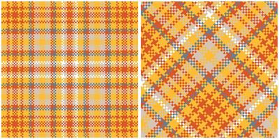 tartan sans couture modèle. sucré pastel plaid motifs pour foulard, robe, jupe, autre moderne printemps l'automne hiver mode textile conception. vecteur