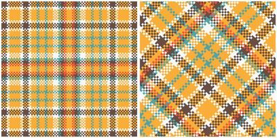 tartan modèle transparent. sucré sucré plaids modèle traditionnel Écossais tissé tissu. bûcheron chemise flanelle textile. modèle tuile échantillon inclus. vecteur