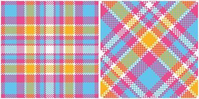 plaids modèle transparent. vérificateur modèle sans couture tartan illustration ensemble pour foulard, couverture, autre moderne printemps été l'automne hiver vacances en tissu imprimer. vecteur