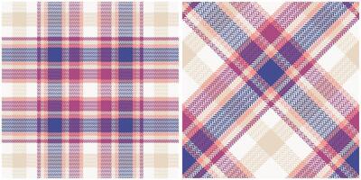 Écossais tartan sans couture modèle. vérificateur modèle modèle pour conception ornement. sans couture en tissu texture. vecteur