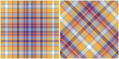 Écossais tartan modèle. Écossais plaid, sans couture tartan illustration ensemble pour foulard, couverture, autre moderne printemps été l'automne hiver vacances en tissu imprimer. vecteur