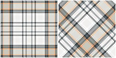 tartan sans couture modèle. sucré pastel plaids modèle traditionnel Écossais tissé tissu. bûcheron chemise flanelle textile. modèle tuile échantillon inclus. vecteur