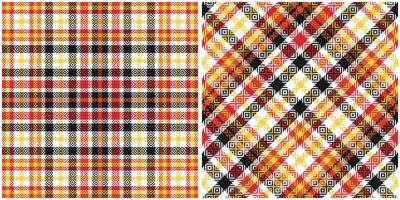 Écossais tartan plaid sans couture modèle, tartan plaid modèle transparent. pour foulard, robe, jupe, autre moderne printemps l'automne hiver mode textile conception. vecteur