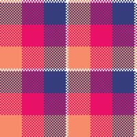 Écossais tartan modèle. plaid motifs sans couture pour foulard, robe, jupe, autre moderne printemps l'automne hiver mode textile conception. vecteur