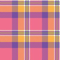 Écossais tartan modèle. tartan plaid sans couture modèle. sans couture tartan illustration ensemble pour foulard, couverture, autre moderne printemps été l'automne hiver vacances en tissu imprimer. vecteur