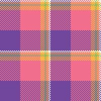 Écossais tartan modèle. classique Écossais tartan conception. traditionnel Écossais tissé tissu. bûcheron chemise flanelle textile. modèle tuile échantillon inclus. vecteur