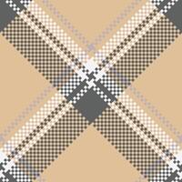 tartan sans couture modèle. sucré pastel plaid modèle traditionnel Écossais tissé tissu. bûcheron chemise flanelle textile. modèle tuile échantillon inclus. vecteur