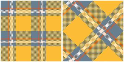 tartan sans couture modèle. traditionnel Écossais à carreaux Contexte. traditionnel Écossais tissé tissu. bûcheron chemise flanelle textile. modèle tuile échantillon inclus. vecteur