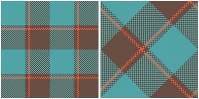 tartan modèle transparent. sucré plaid modèle sans couture tartan illustration ensemble pour foulard, couverture, autre moderne printemps été l'automne hiver vacances en tissu imprimer. vecteur