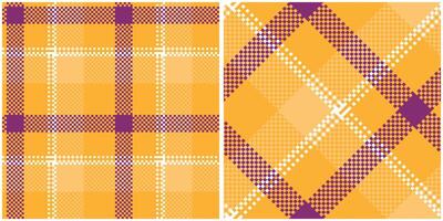 Écossais tartan modèle. vichy motifs flanelle chemise tartan motifs. branché carrelage pour fonds d'écran. vecteur