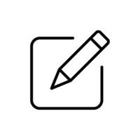 Éditer icône ensemble. crayon icône, signe en haut icône vecteur