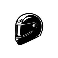 moto casque icône ensemble. courses équipe casque illustration vecteur