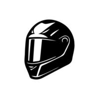 moto casque icône ensemble. courses équipe casque illustration vecteur