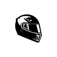 moto casque icône ensemble. courses équipe casque illustration vecteur