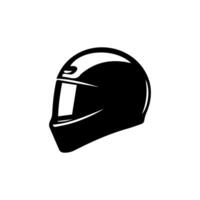 moto casque icône ensemble. courses équipe casque illustration vecteur