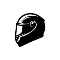 moto casque icône ensemble. courses équipe casque illustration vecteur