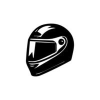 moto casque icône ensemble. courses équipe casque illustration vecteur