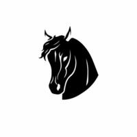 cheval symbole logo. tatouage conception. pochoir illustration vecteur