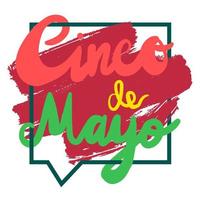 bannière cinco de mayo vecteur